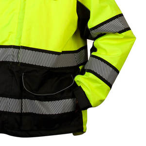 Veste de sécurité réfléchissante haute visibilité respirante au design personnalisé, vêtements de travail pour les ouvriers du bâtiment, en vente - Product Image 5