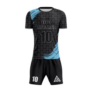 ผู้ผลิตจากโรงงานโดยตรง เสื้อฟุตบอลคุณภาพสูง แห้งเร็ว ระบายอากาศได้ดี หลายสี  ชุดยูนิฟอร์มขาสั้น โพลีเอสเตอร์ 100% - Product Image 5