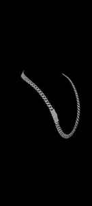 Chaîne cubaine à quatre rangs de 15 mm en or blanc, sertie de diamants de laboratoire et de moissanite, style Miami, bijoux hip-hop pour homme, finition 14 carats - Product Image 2