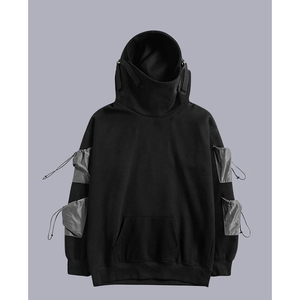 men techwear <b>hoodie</b> with practical storage pockets and flexible design mens techwear <b>hoodie</b> with <b>lightweight</b> - Product Image 4