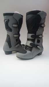 Botas de Motociclista para Mujer, Botas de Carreras de Media Pantorrilla, Zapatos de Cuero Originales para Chicas, Zapatos de Carreras Femeninos - Product Image 4