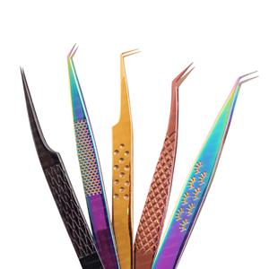 Nouveauté : Pince à épiler pour extensions de cils en acier inoxydable, emballage en tube, écologique, outil de beauté professionnel - Product Image 5