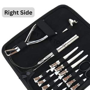 Salon <b>Hair</b> <b>Extension</b> <b>Tool</b> Set with Flat Crimping Plier <b>Hair</b> Dividing Finger Mini Scissors Duckbill Clips & Pressing Pliers - Product Image 3