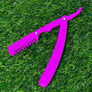 Rasoir professionnel en acier inoxydable à lame unique pour barbier, rasoir de précision à verrouillage pivotant pour la coupe de cheveux, vente en gros - Product Image 1