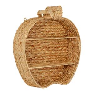 Sustainable water hyacinth <b>wall</b> <b>shelf</b> kid nursery <b>floating</b> bookshelf cute fish shapes woven wicker storage organizers decoration - Product Image 3