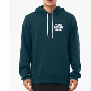 Long Sleeve Drawstring Fleece Waffle Pullover Hoodies with Pockets Hoodie - Product Image 6