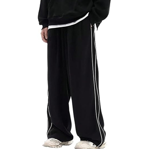 Fabricant OEM de pantalons de jogging amples et tendance pour hommes, personnalisables avec impression et broderie - Product Image 1
