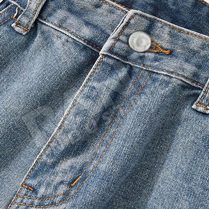 Pantalones vaqueros holgados de moda para hombre, estilo streetwear, lavados, de primera calidad, en oferta online. - Product Image 4