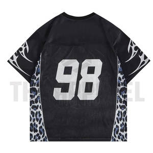 Camiseta Deportiva de Malla Estilo Vintage Americano 2026, Personalizada para Béisbol y Fútbol, Corte Holgado, Estilo Urbano, Jersey de Fútbol OEM - Product Image 6