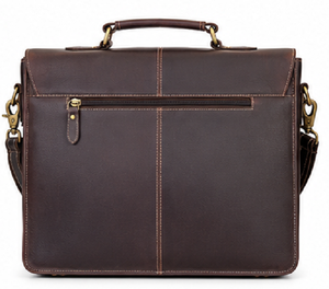 Bolso Mensajero Gravs LM-08D de Cuero Genuino Vintage, Bolso de Negocios y Viaje para Portátil, Duradero, de Alta Calidad, Venta al Por Mayor para Oficina - Product Image 2