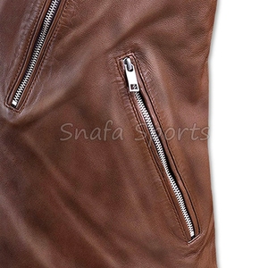 Chaqueta de Cuero para Hombre a la Moda, Chaqueta de Cuero de Invierno para Hombre de Alta Calidad, Atuendo Casual y Elegante para Uso Diario - Product Image 5