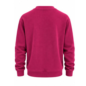 Sudadera de punto gofrado para hombre, cuello redondo térmico, manga larga, estilo casual, moda de invierno, ropa urbana personalizada al por mayor - Product Image 2