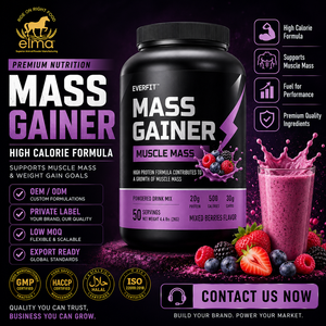 Proteína de Suero de Leche Aislada EVERFIT WPI en Polvo 2KG 25g de Proteína Sin Azúcar Añadido Halal Nutrición Deportiva OEM Marca Privada Venta al por Mayor - Product Image 1