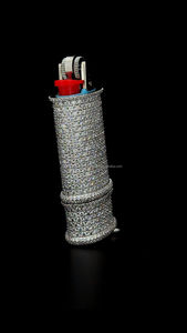 เคสที่เบากว่า VVS Moissanite ตามสั่งเคสฮิปฮอปเย็น925เงินเพชรโมอิส3D ไฟฉายเคสเบาผู้ชายผู้หญิงเครื่องประดับ - Product Image 5