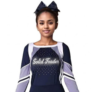Tenues de danse multicolores extensibles pour petites filles, uniformes de cheerleading pour enfants de maternelle, idéales pour les spectacles et les événements sportifs. - Product Image 3