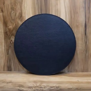 Round Leather Placemat Easy Cleaning Waterproof Leather Heat Insulation Non-Slip Table Mat for Home and Restaurant - Product Image 1