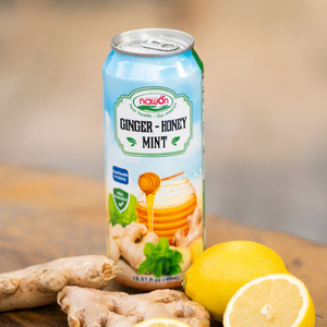 Jugo de Jengibre con Miel y Limón en Lata de 500 ml, Bajo MOQ, 110% Ingredientes Naturales, Bebida Saludable de Fabricante Vietnamita - Product Image 6