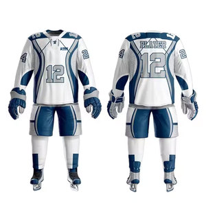 Tenue de hockey sur glace à faible MOQ pour équipes, uniforme d'entraînement de hockey sur glace pour jeunes, uniforme de hockey sur glace très vendu - Product Image 1