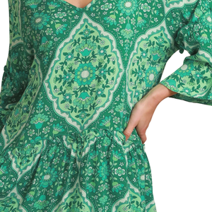 Mini vestido estampado para mujer, cómodo para el uso diario - Product Image 5