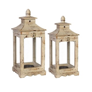 Farol de Madera Decorativo para Interiores Rústicos del Hogar, Decoración de Bodas, Exhibiciones de Temporada, Adorno para Entrada y Sala de Estar - Product Image 5