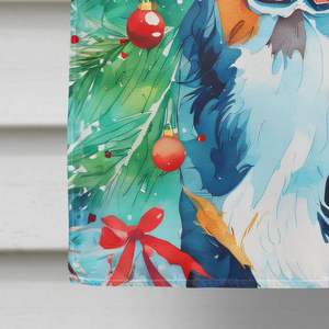 ธงบ้านคริสมาสต์ขนาดใหญ่หลากสีโพลีเอสเตอร์เบอร์นีสสำหรับสุนัขภูเขาธงตกแต่งเสาสำหรับระเบียงกำแพง - Product Image 4