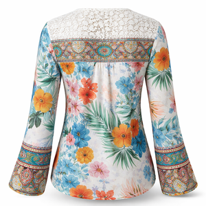 Chemises en polyester à manches longues personnalisées en gros pour femmes - Fournisseur en gros OEM et fabricant direct d'usine - Product Image 2