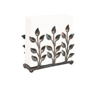 Porte-mouchoirs en métal de haute qualité, design vintage multicolore en forme de feuille, boîte à mouchoirs décorative, parfait pour la maison, l'hôtel, le restaurant - Product Image 5