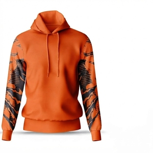 Sweat à capuche noir pour homme, coupe ample, décontracté, tricoté pour l'hiver, 100% polyester, écologique, imperméable, TOFEN SPORTS - Product Image 5