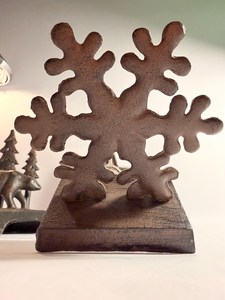 Premium Eco-Friendly Metal Christmas Stocking Hanger Decorative Mantel Hooks with Custom <b>Print</b> for Holiday Season Feltsocks - Product Image 5