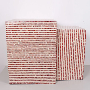 ชุดโต๊ะกาแฟหินอ่อนฝังมุกสองตัว ราคาส่งสุดคุ้ม สำหรับห้องนั่งเล่น สไตล์หรูหรา จากเวียดนาม - Product Image 3