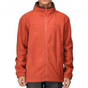 Chaqueta Polar para Hombre al por Mayor, con Cuello Alto, Cierre Completo, Transpirable y de Secado Rápido, Fabricada en Lona, para Invierno - Product Image 3