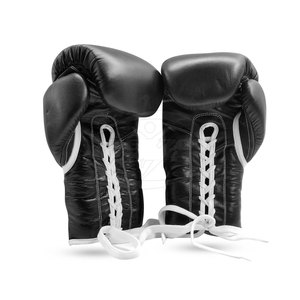 Design Your Own Leather Boxing Gloves Custom Logo High Quality Non-Slip Adjustable Wrist <b>Strap</b> Men's Boxing Gloves for Online - Product Image 6