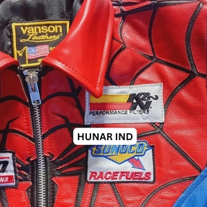 Veste bomber décontractée en cuir de vachette véritable Hunar Industries pour homme, taille XS, imperméable, teinte unie, pour l'hiver, vente en gros - Product Image 5