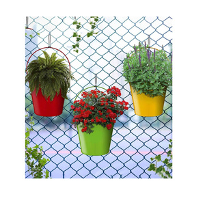 Balustrade suspendue en métal pour Pot de fleurs, supports, pour plantes, clôture en fer, pour balcon, panier de plantes rond - Product Image 6