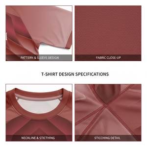 Camiseta de Natación de Manga Corta para Hombre al por Mayor, de Secado Rápido, con Diseño de Parches, para Playa y Surf, Protección UV, Cuello Redondo, Ajuste Veraniego, Capa Base - Product Image 6