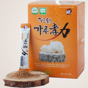 Suplementos para niños Gyeongshin Bio, polvo enzimático de hongos Sparassis Crispa fermentados coreanos, grado Ji, 4.5g x 90 sobres - Product Image 4
