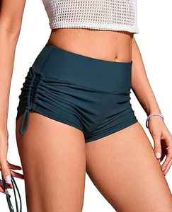 Ropa Deportiva Flexible de Alto Rendimiento, Mezcla de Fibras Antiolor y Antitranspirante, Ropa de Entrenamiento de Verano para Mujer, Pantalones Cortos Casuales - Product Image 1