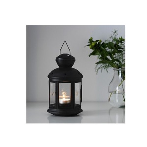 Lanternes à bougies en métal, support suspendu élégant pour jardin, maison, patio, terrasse, véranda, balcon, dîner en plein air, ambiance chaleureuse - Product Image 3