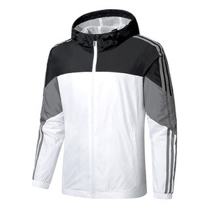 Chaquetas de Talla Grande de Alta Calidad y Estilo Moderno para Primavera y Otoño, Chaqueta Deportiva para Correr, Chaqueta Cortavientos Delgada con Capucha para Hombre - Product Image 6