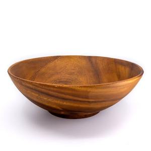 Tazón de Servir de Madera Maciza de Lujo, Acabado Ecológico, Diseño Profundo, Perfecto para Mezclar Ensaladas y Servir Frutas - Product Image 5