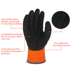 Cotton Safety <b>Gloves</b> with Textured Fingertips Anti-Slip <b>Knit</b> Wrist General Purpose Work <b>Gloves</b> - Product Image 5