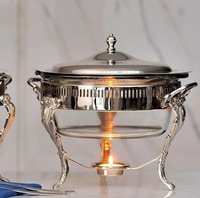 Chauffe-Plat de Luxe en Acier Inoxydable, Ensemble Buffet Professionnel, Réchaud Alimentaire pour Traiteur, Capacité 150L, Chauffage à la Vapeur pour Hôtels, Mariages et Événements