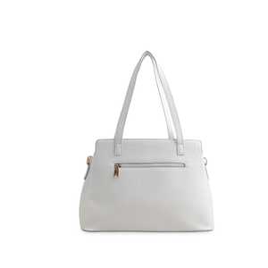 <b>White</b> P55715 Formal <b>Hand</b> <b>Bag</b> Stylish Turning Tool Accessory - Product Image 1