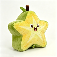 Schattig Carambola-bosbesvormig knuffel speelgoed uit de Pluche Fruit Serie, interactief educatief speelgoed, PP katoenen vulling, groothandelspartij beschikbaar