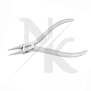 Alicates de Punta Redonda de Alto Rendimiento Nafko Industry NK-8189, 115 mm, Mango con Ranura, Acero Inoxidable, Herramientas de Joyería Hechas a Mano - Product Image 2