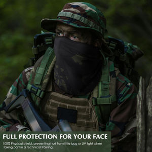 Balaclava intégrale respirante en tissu de haute qualité, anti-poussière, style tour de cou, pour l'été, conception personnalisée OEM, pour le sport et la pêche - Product Image 6