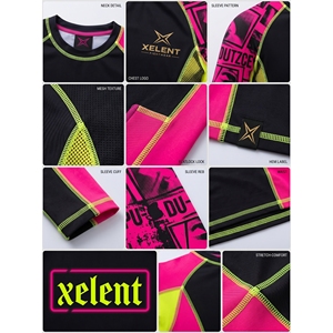 Custom <b>Long</b> <b>Sleeve</b> MMA BJJ Training Rash Guard Compression Polyester Spandex <b>Undershirt</b> OEM ODM for Men - Product Image 4