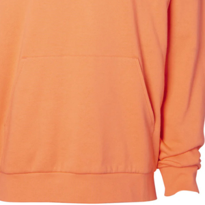 Sweat-shirt à capuche mi-lourd 280 g/m² pour homme, couleur melon, en molleton de coton premium, style streetwear décontracté, logo personnalisé OEM ODM - Product Image 5
