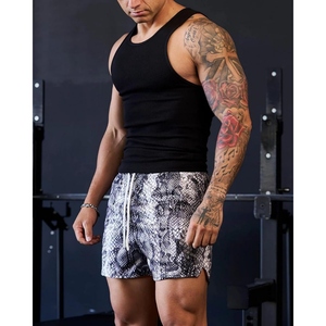Shorts de sport pour homme à imprimé serpent sublimé, en mesh respirant, séchage rapide, pour le basketball, la gym, les loisirs et la performance athlétique - Product Image 3