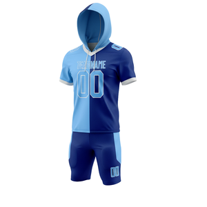Breathable 7v7 Uniforms Polyester Custom Men Youth Quick Dry Sublimation Football Set Raw <b>Edge</b> - Product Image 2